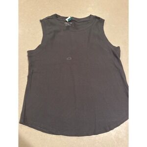 Maurices 1X Tank Top Gray Sleeveless Ribbed Casual‎ Basic Womenswear